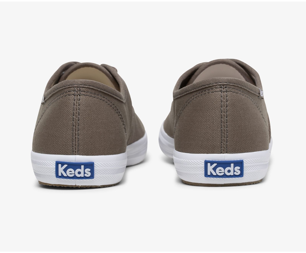 Keds Sneakers Olive - Champion Solids - Womens BGDQWH-806